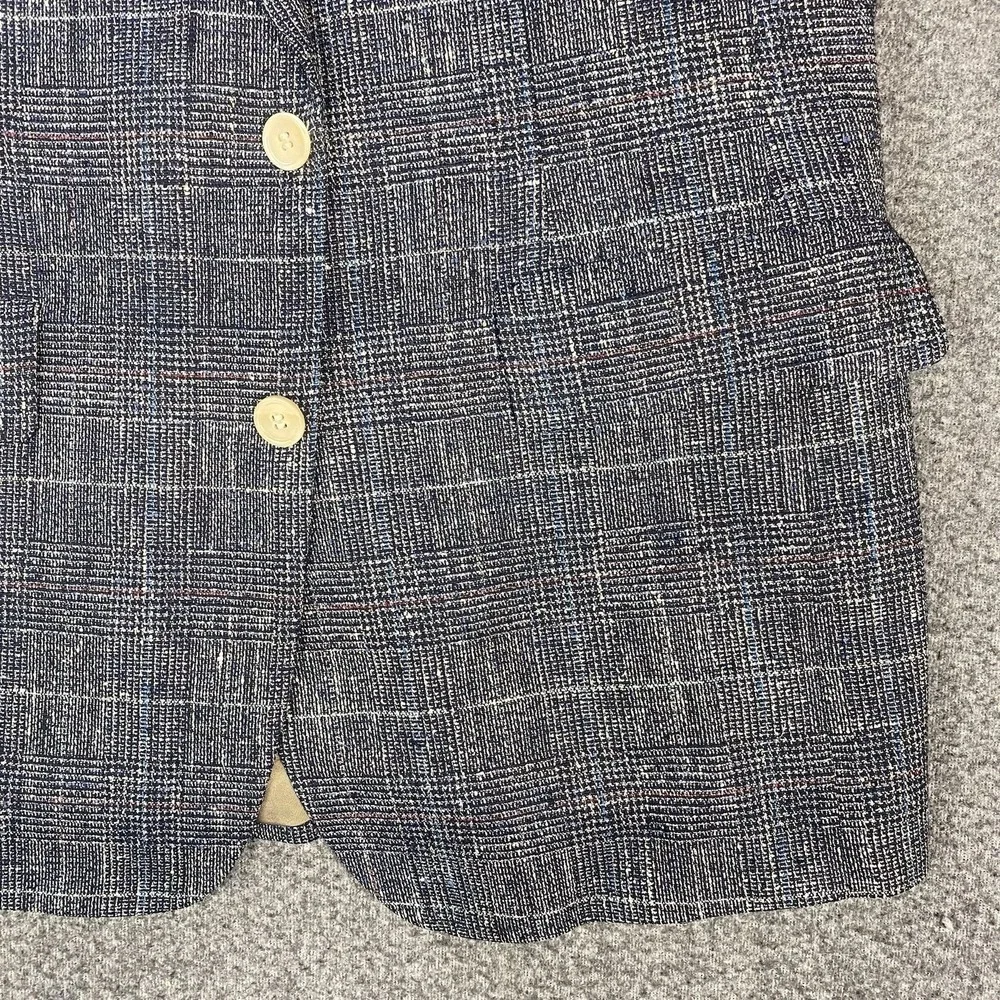 VINTAGE‎ NORDSTROM Mens Silk Blazer Sport Coat Casual Jacket Size 42R Suit USA
